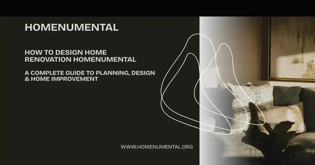 how to design home renovation homenumental