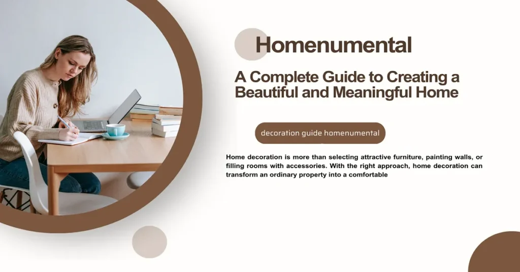 decoration guide homenumental